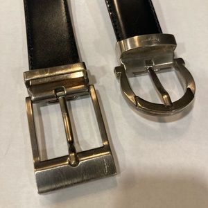 2 Salvatore Ferragamo reversible belts
